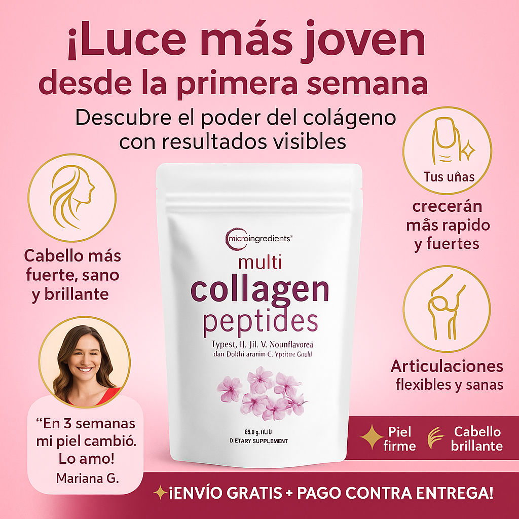 Colágeno Multipéptidos – Belleza y Bienestar desde el Interior ✨